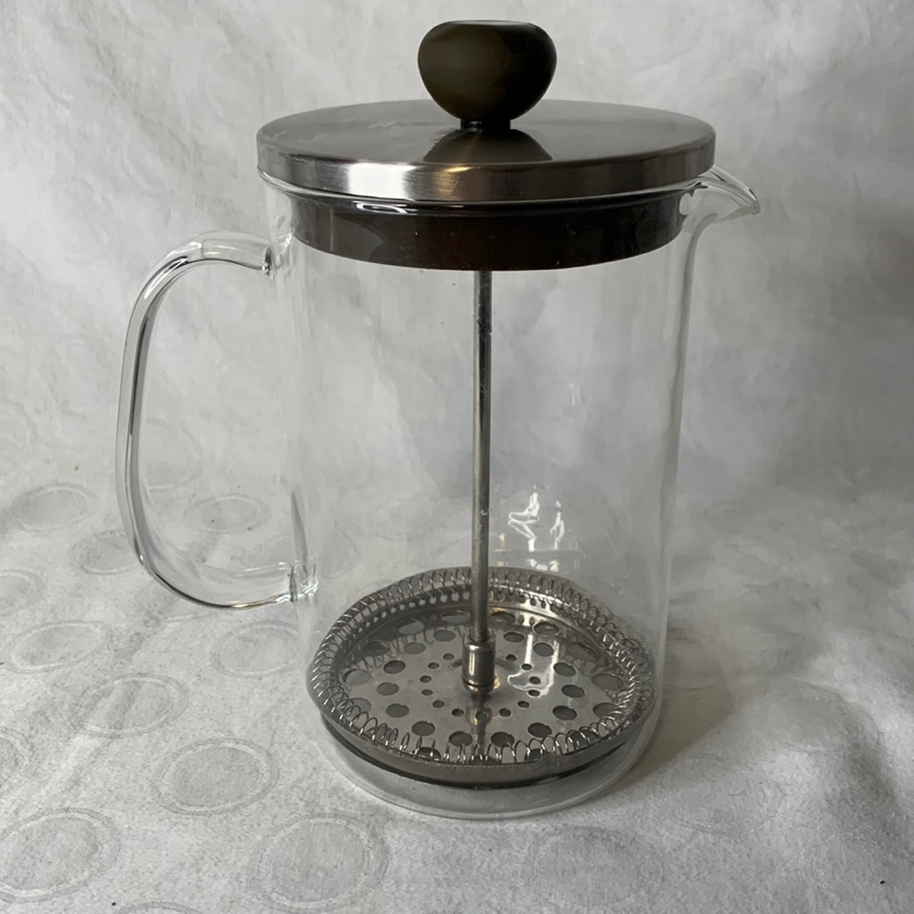 Glass Caribou Coffee Press